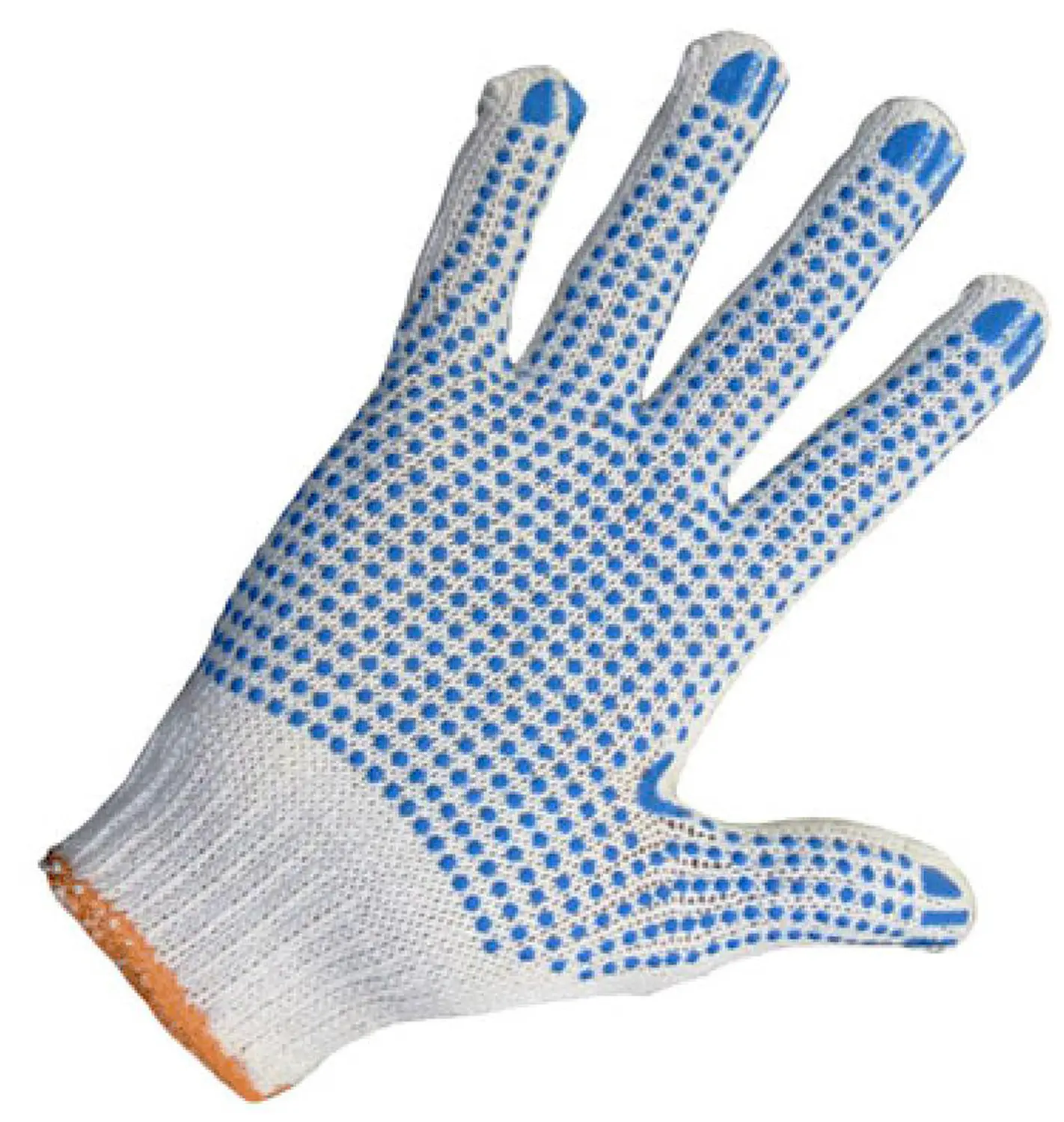 Перчатки с ПВХ, х/б 5 нитка, 10 класс