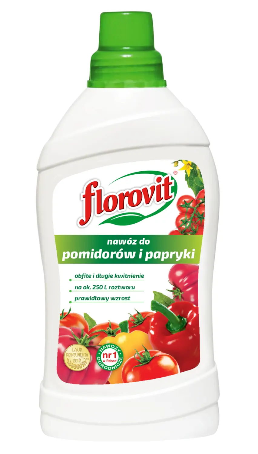 Florovit жидкий для помидоров и паприки (перца), бутылка 1 кг