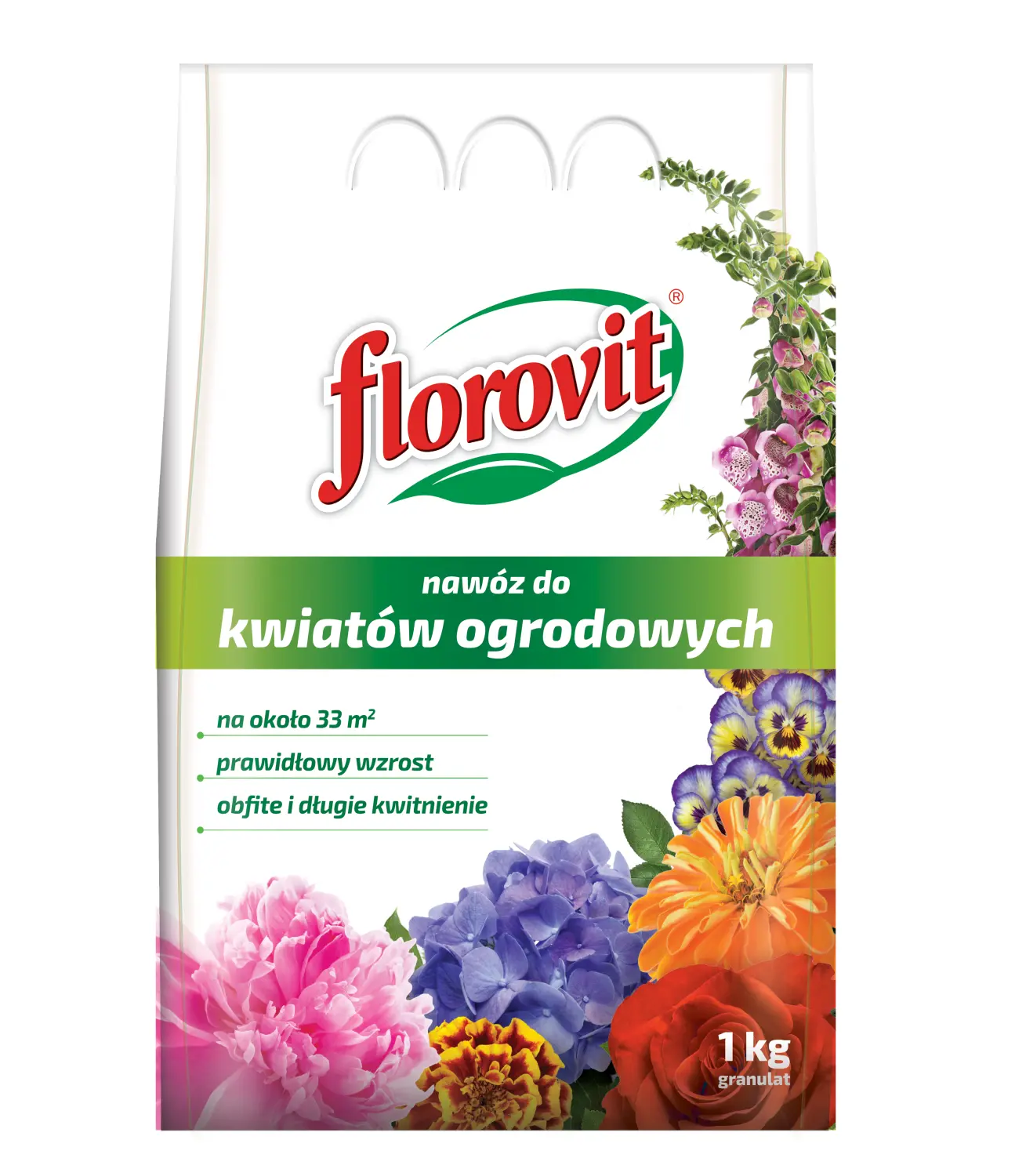Florovit гранулированный для садовых цветов, пакет 1 кг