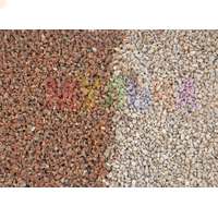 Розовая гранитная крошка 3-5 мм для ландшафтного дизайна и антигололедной отсыпки