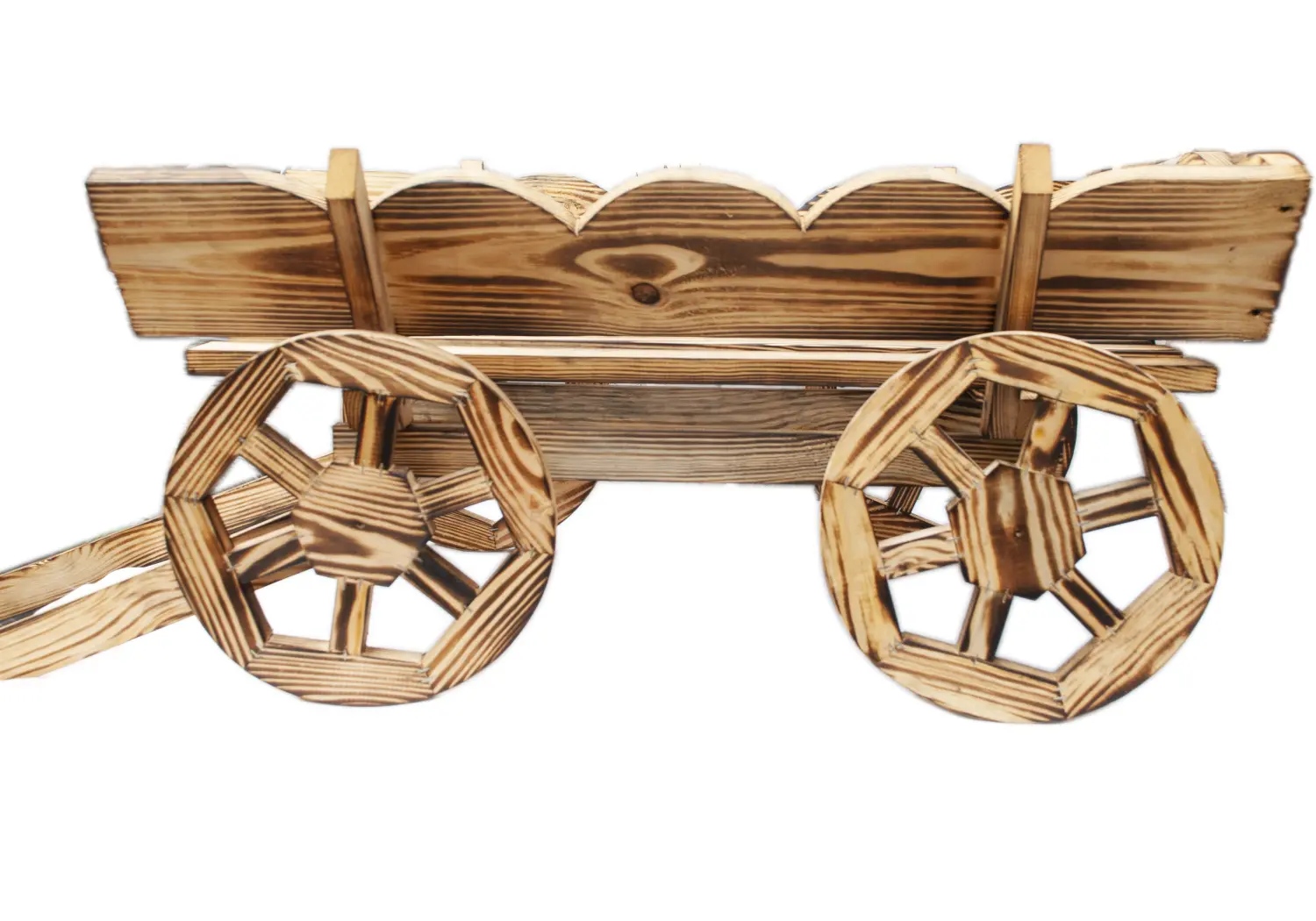 Садовая миниатюра "Тележка"