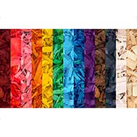 У нас появилась декоративная щепа розового и бордового цветов