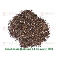 Гумус из коры ели - надежная защита от сорняков