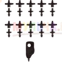 Адаптер и разветвитель для подключения двух микротрубок с капельницами к трубе ПНД