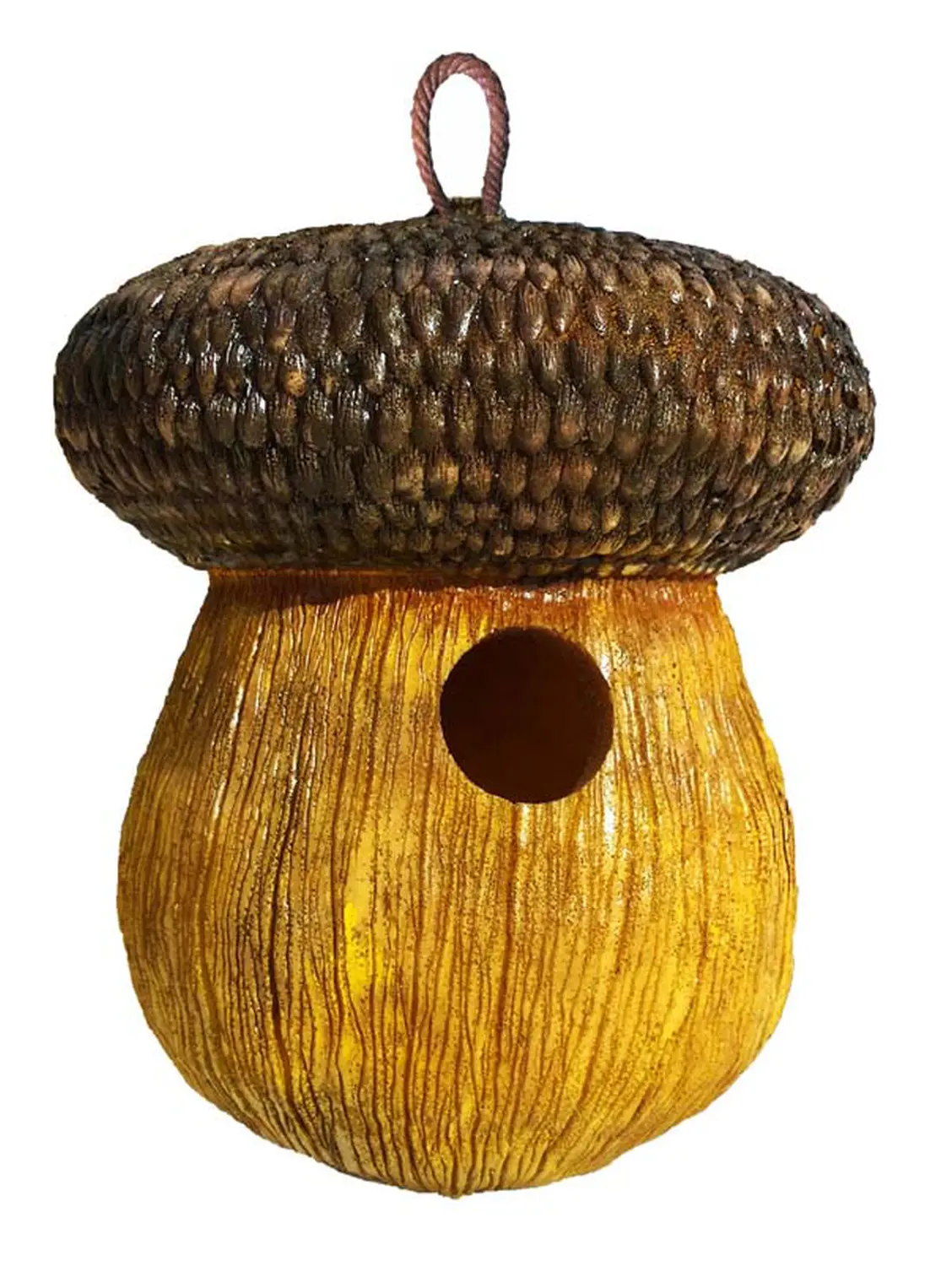 Скворечник пенополиуритановый "Желудь", желтый 