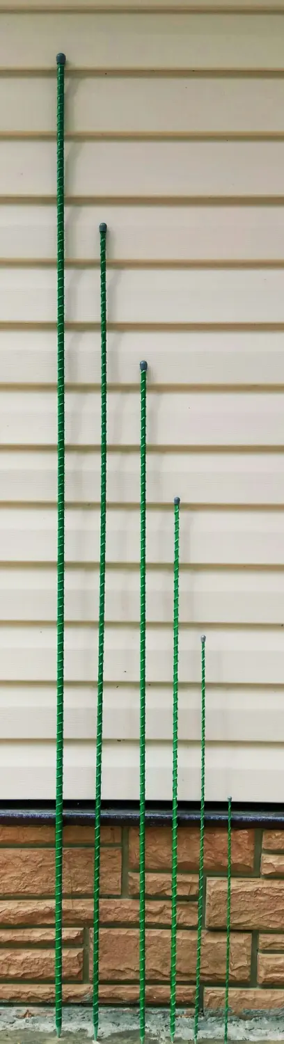 Колья для подвязки, композитные, h 180 см, 10 шт/уп