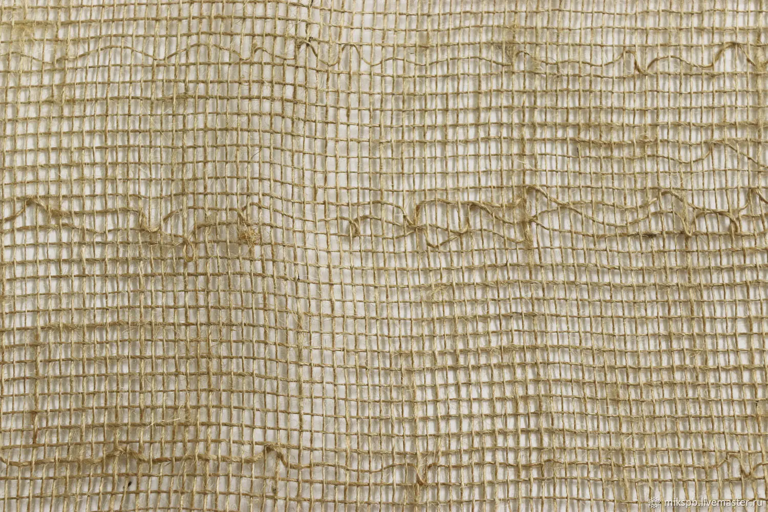 Мешковина, ширина 110 см, плотность 200 г/м², рулон 100 м
