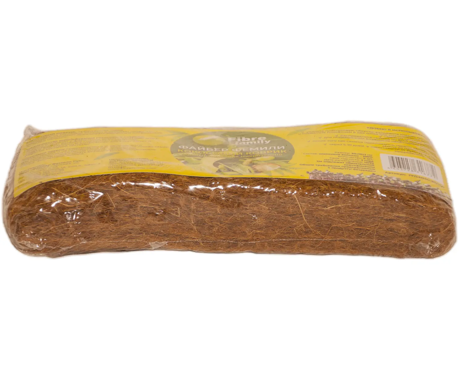 Кокосовый коврик для выращивания микрозелени 5 шт/уп