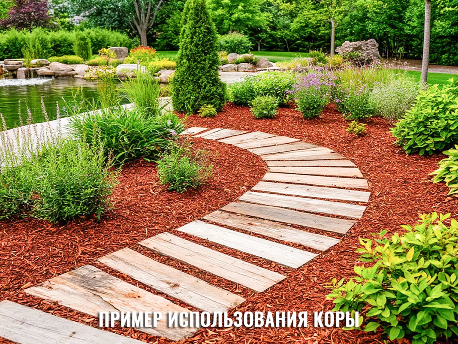 Кора лиственницы 2-5 см, 60 л