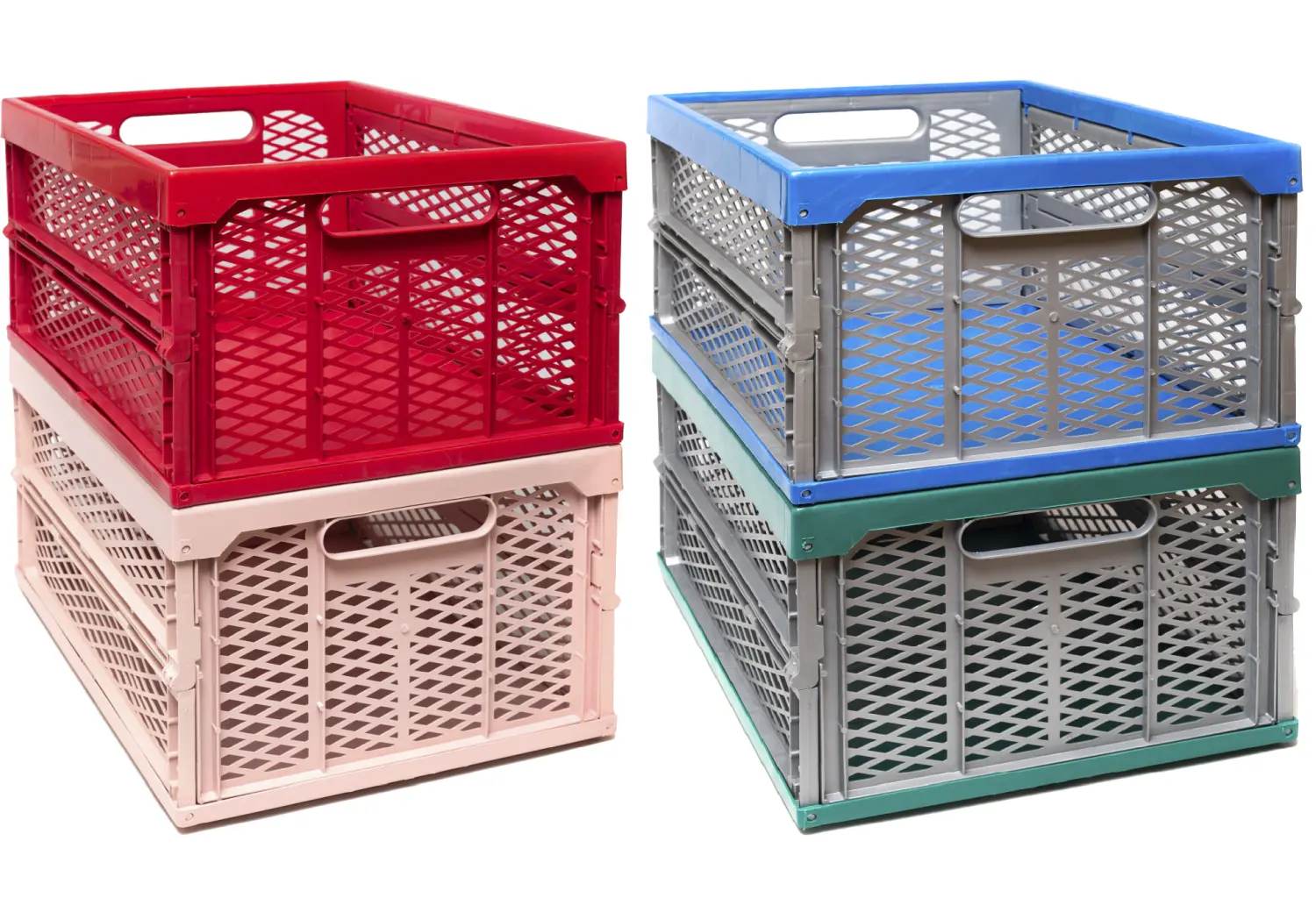 Ящик складной для урожая 38 л, ЦВЕТНОЙ, 34 x 48 x h5/23 см, шт