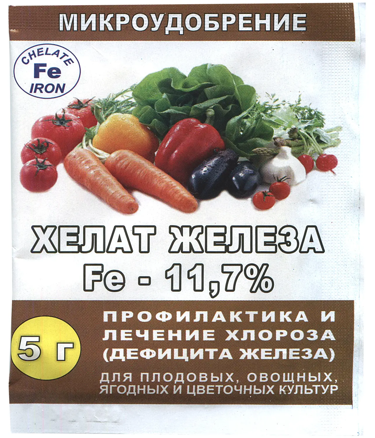 Хелат железа, пакет 5 г