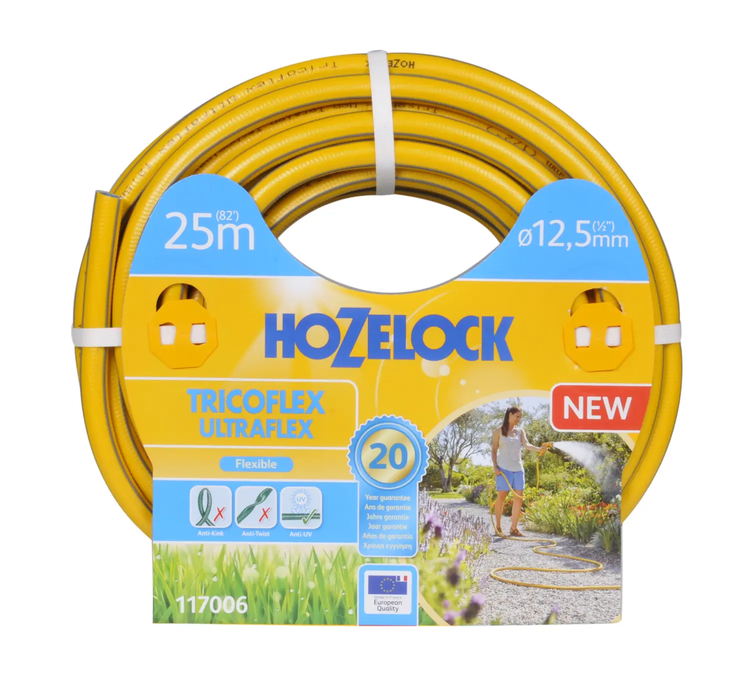 Hozelock 117006 Шланг TRICOFLEX ULTRAFLEX(5 слоев) 12,5 мм*25 м, шт
