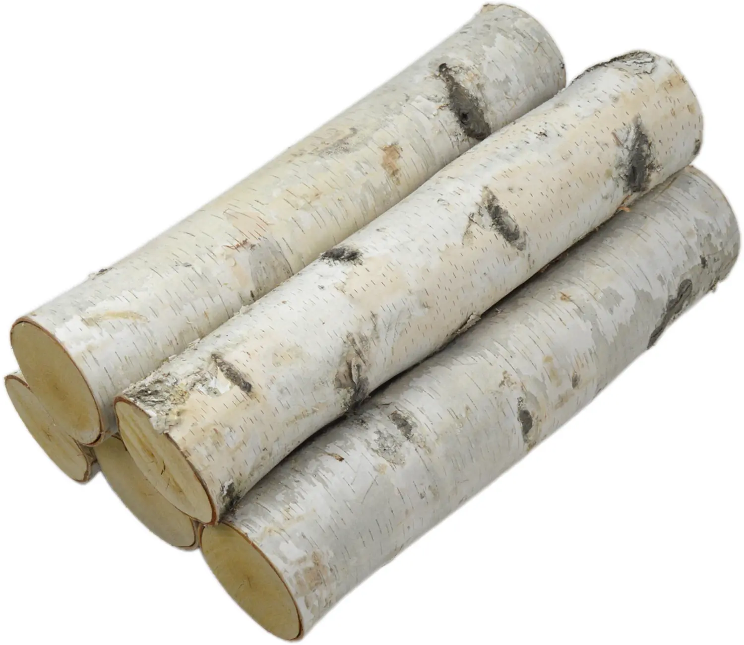 Полено березовое, Ø 5-10, h 50 см, шт.