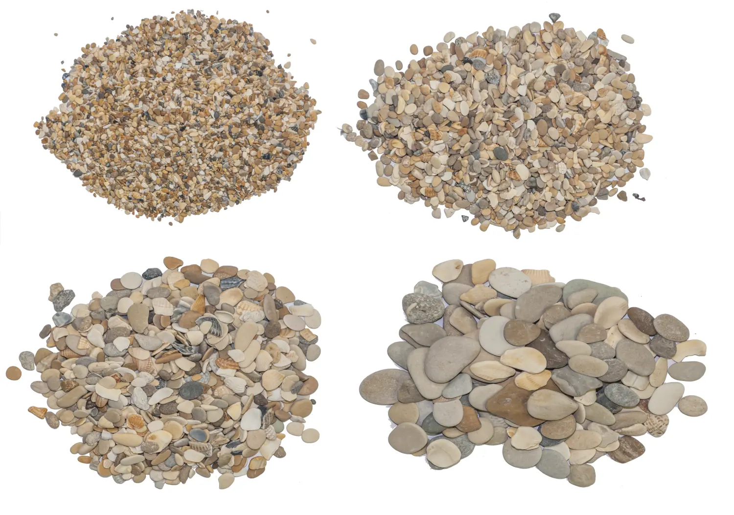 Галька с ракушкой каспия №2, 5-7 мм, ~30! кг 