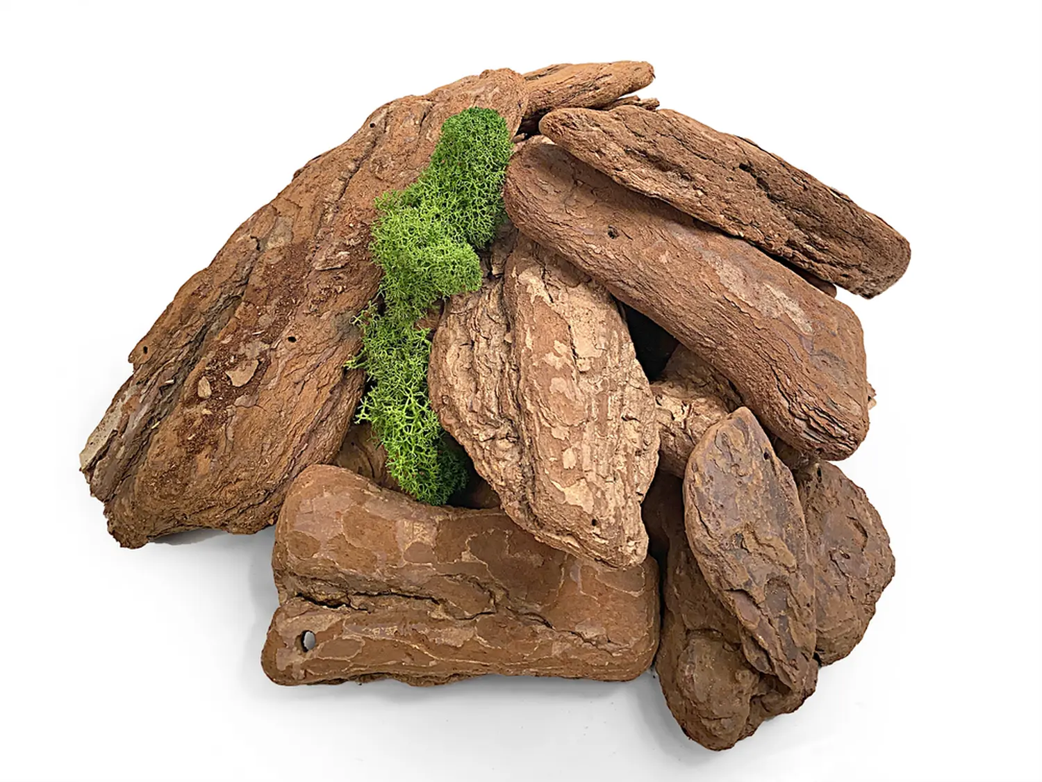 Кора сосны Галтованная 9-20 см, 60 л