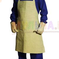Фартук брезентовый для защиты верхней одежды от грязи и искр
