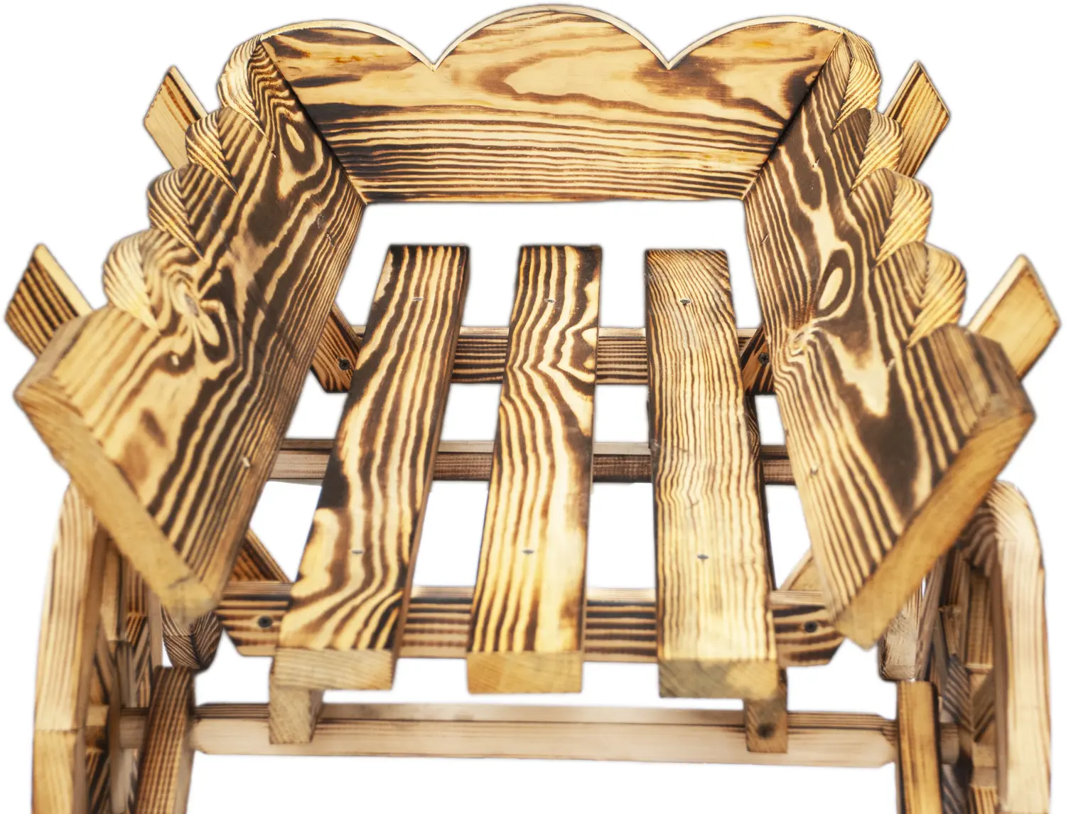 Садовая миниатюра "Тележка"