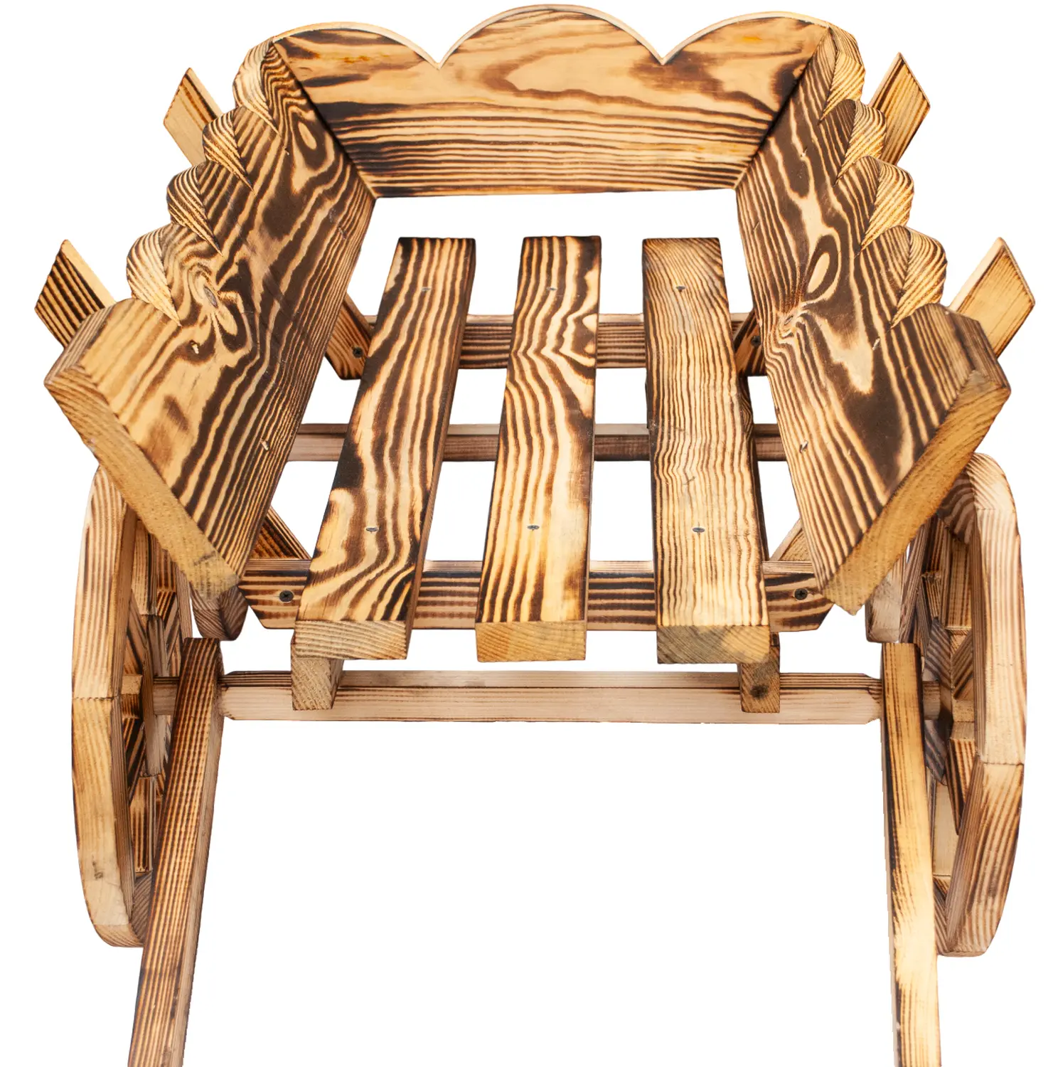 Садовая миниатюра "Тележка"