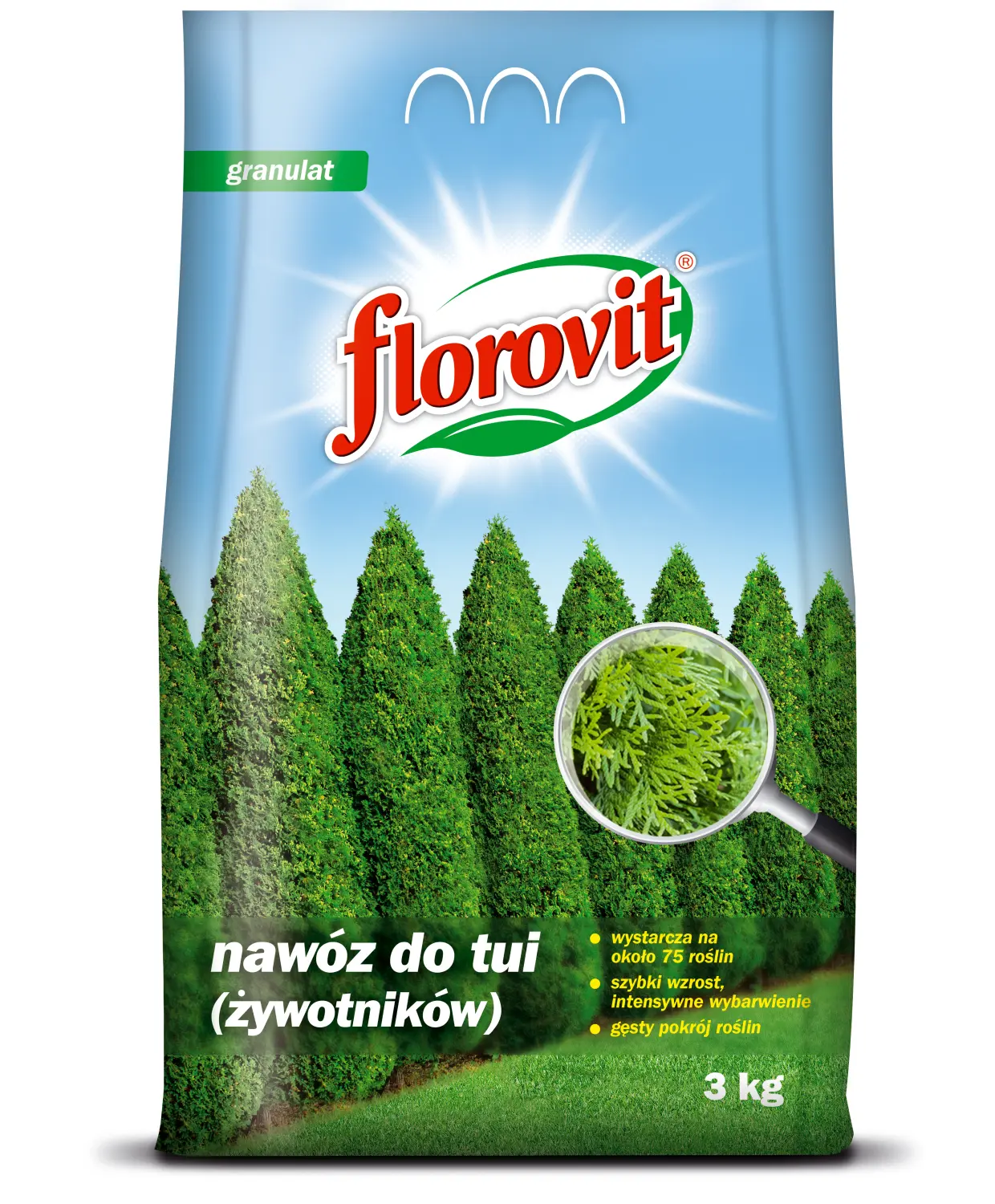 Florovit гранулированный для туи, мешок 3 кг