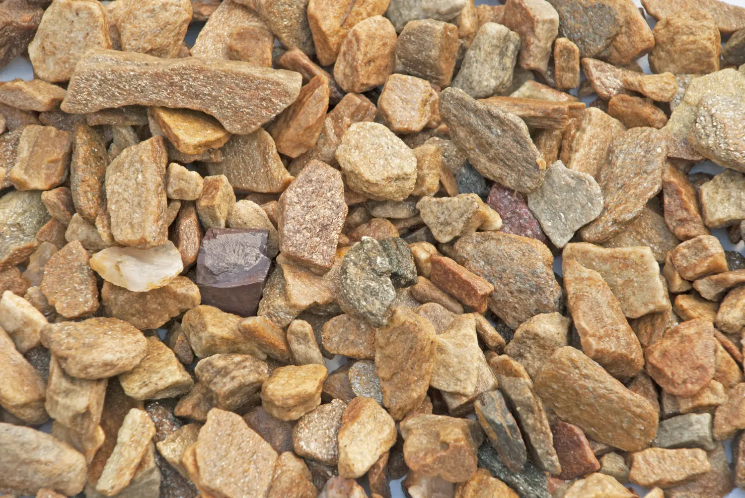 Каменная крошка Златолит желтый, 5-20 мм, 10 кг