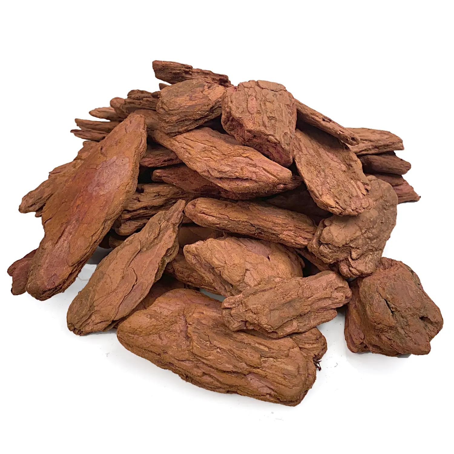 Кора лиственницы Галтованная 4-10 см, 60 л