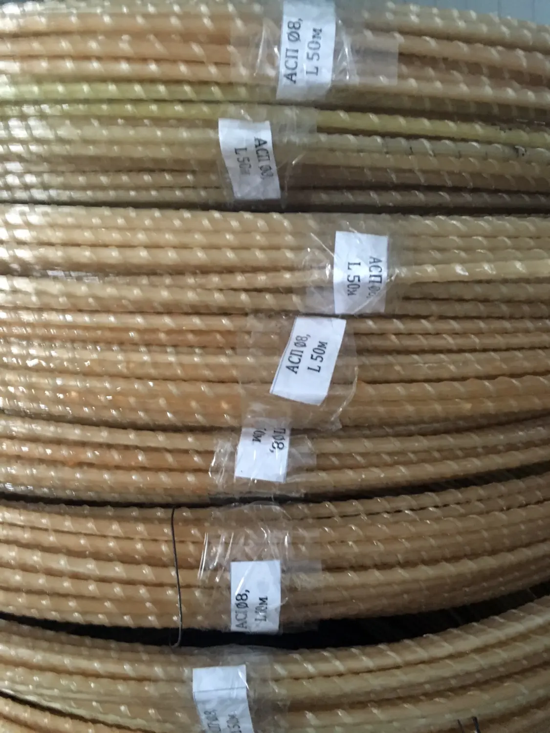 Композитная арматура Ø  4мм, 50 м/бухта