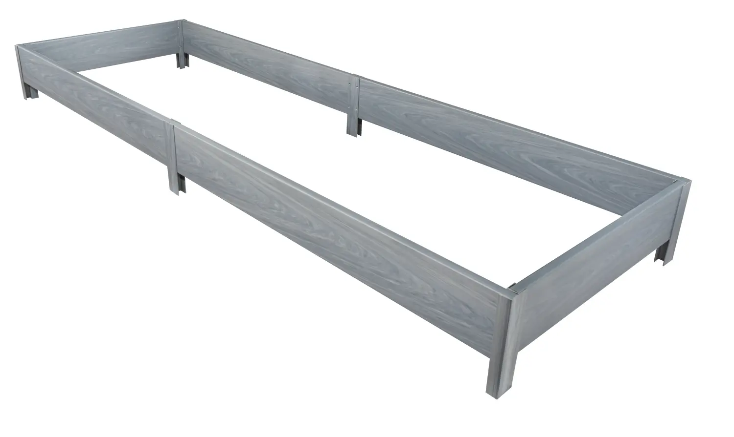 Грядка фактурная из ПВХ, дымчатый, 2,0 х 0,9 х 0,2 м, уп