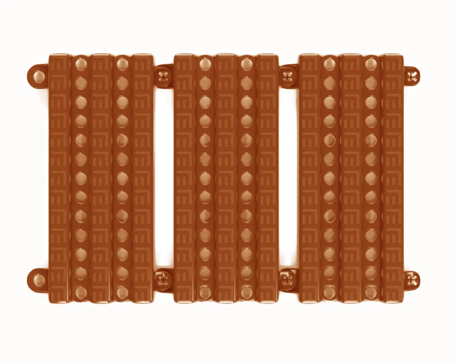 Садовая дорожка Еврогрядка, 1,5 x 0,2 м, терракот