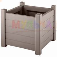 Квадратное напольное кашпо для интерьеров и ландшафтного дизайна