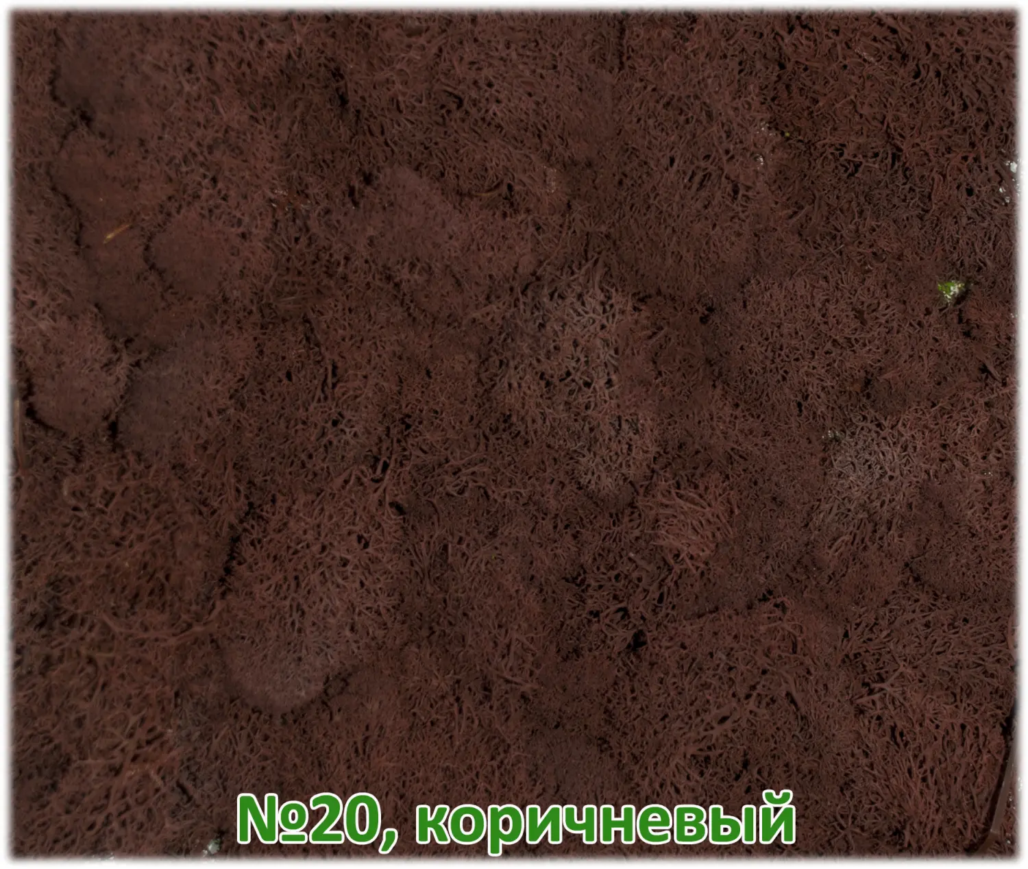 Мох стабилизированный №20 коричневый, 30*40 см, пак