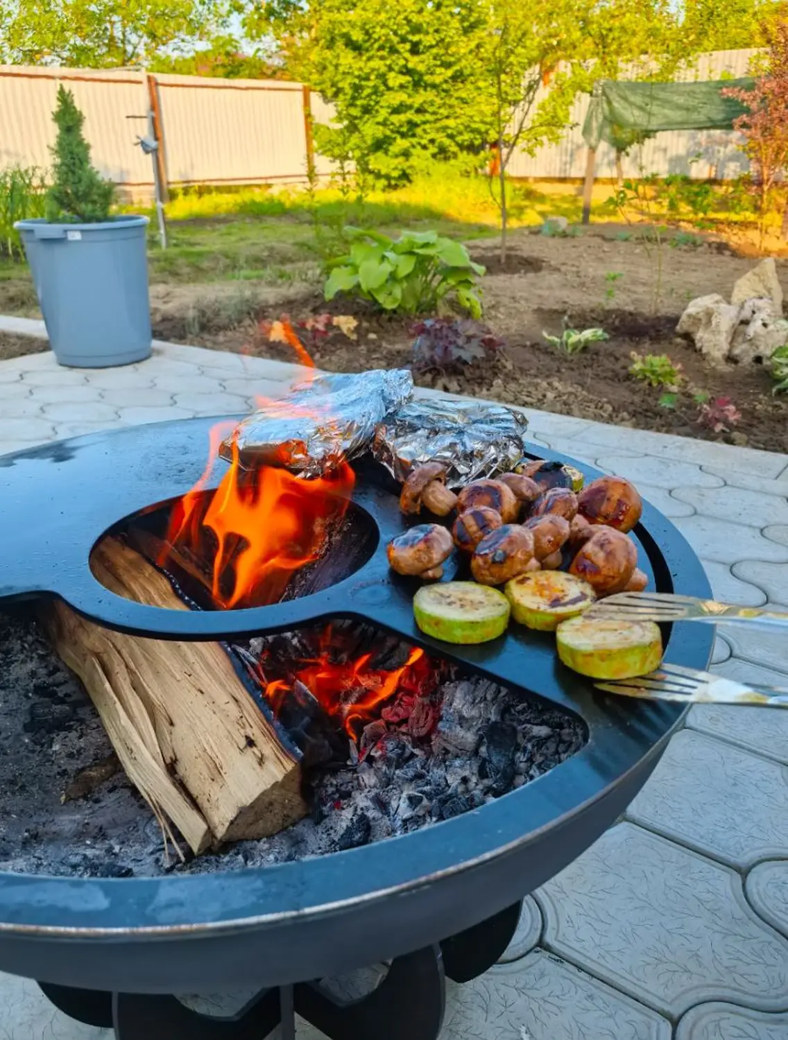 Гриль-кольцо для костровой чаши 800 мм