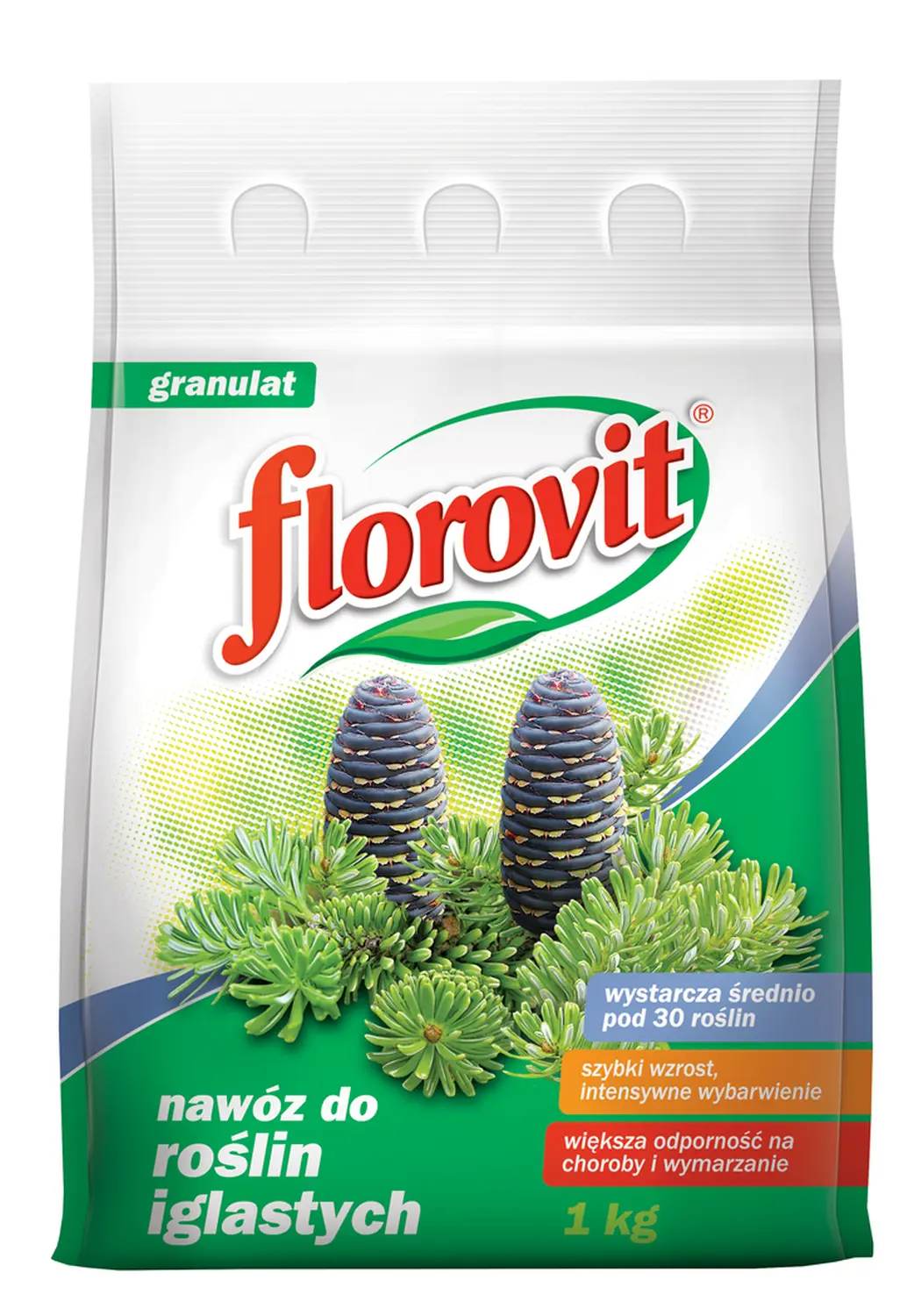 Florovit Для хвойных гранулированный (туя, лиственница, можжевельник и др. ), пакет 1 кг