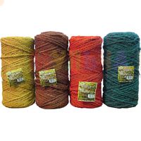 Цветная веревка из кокосового волокна — экзотический материал для строительства и декора