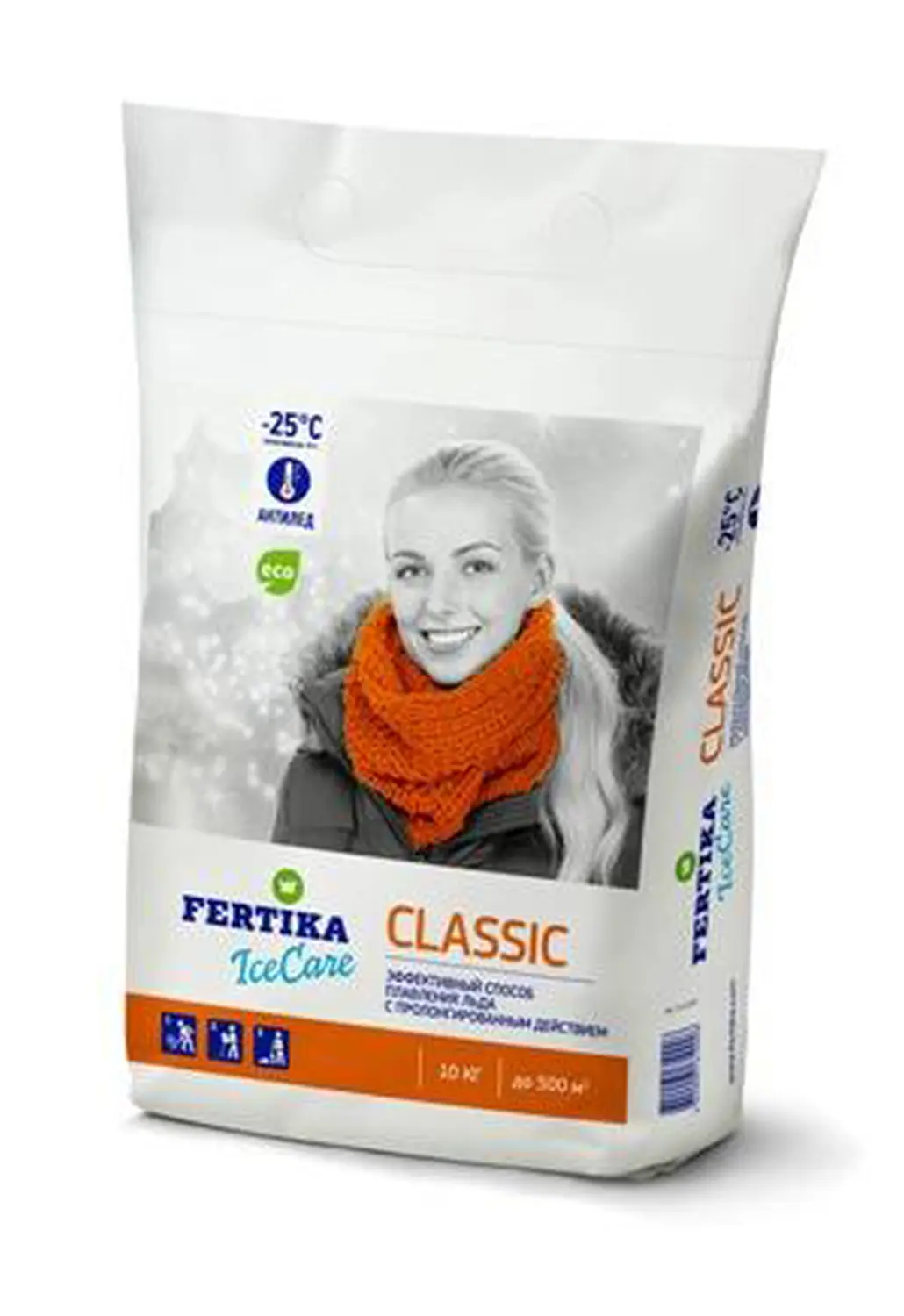 Fertika противогололедный IceCare CLASSIC (-25°), 10 кг 