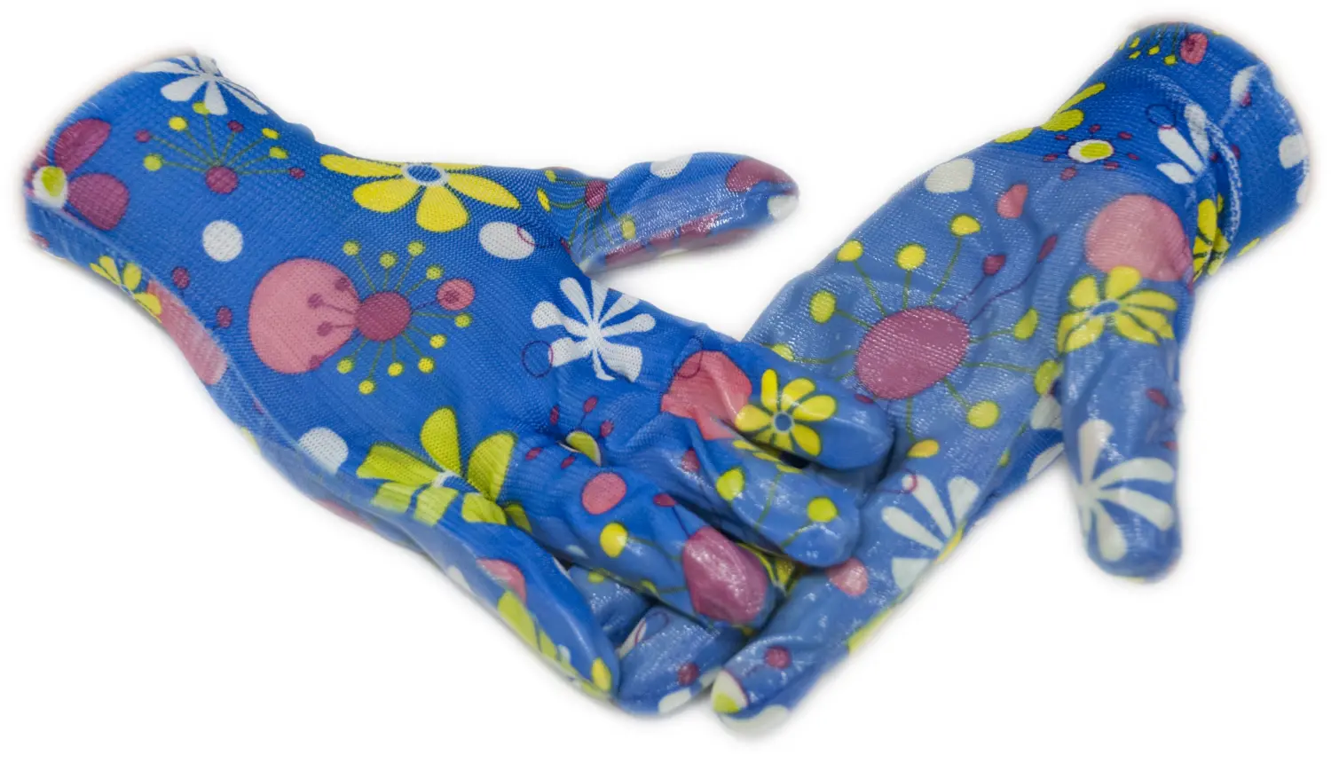 Перчатки нейлоновые, с нитриловым обливом «САДОВЫЕ»