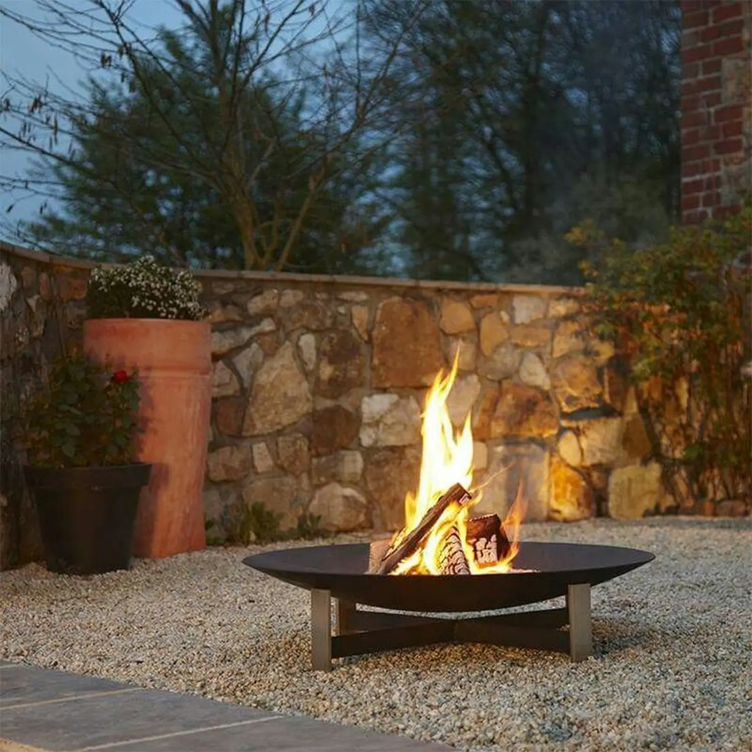 Костровая чаша «Сфера CROSS» 900 мм