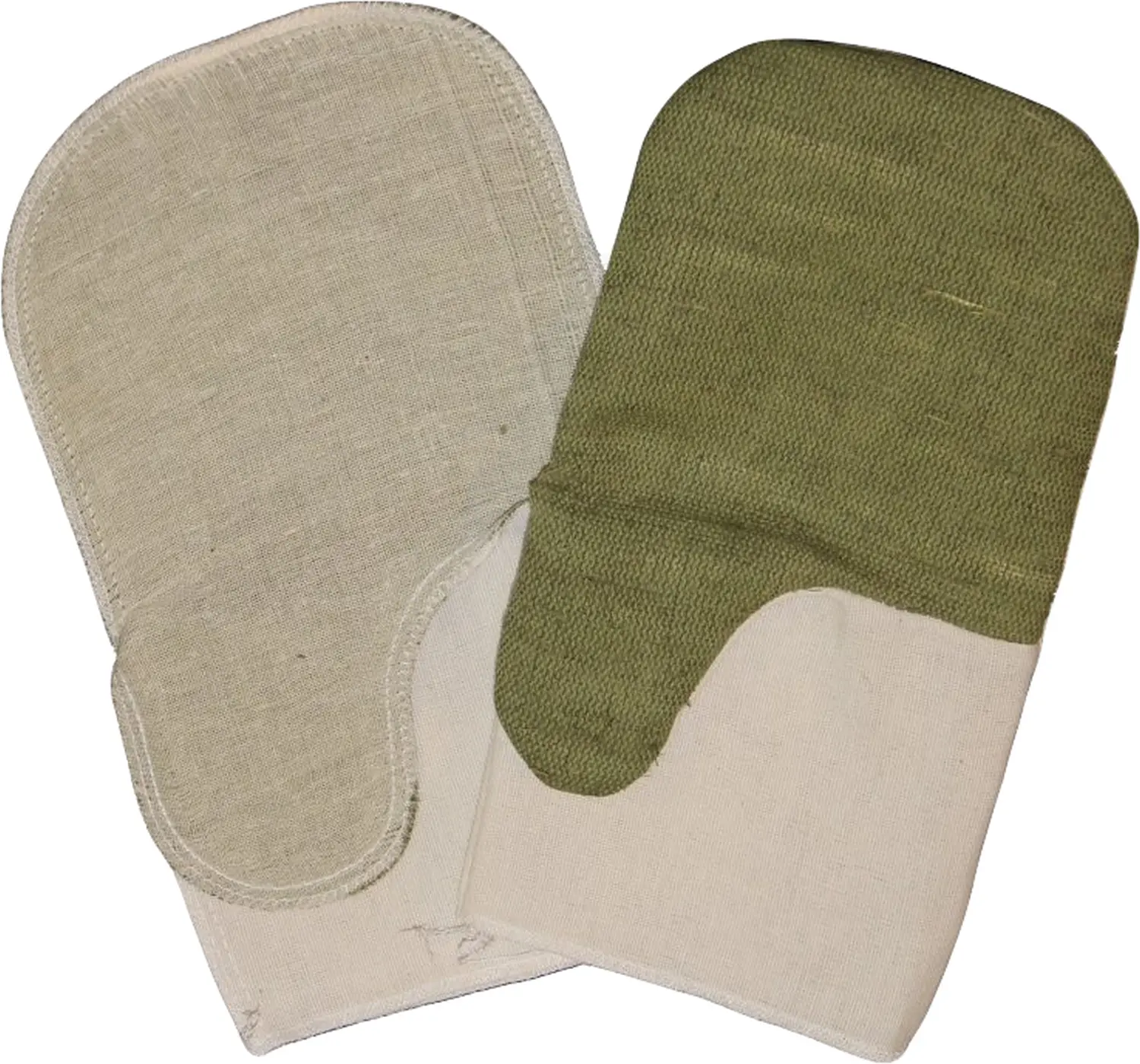 Рукавицы с брезентовым наладонником (арт.БН-04, 420 г/м²), п/н миткаль