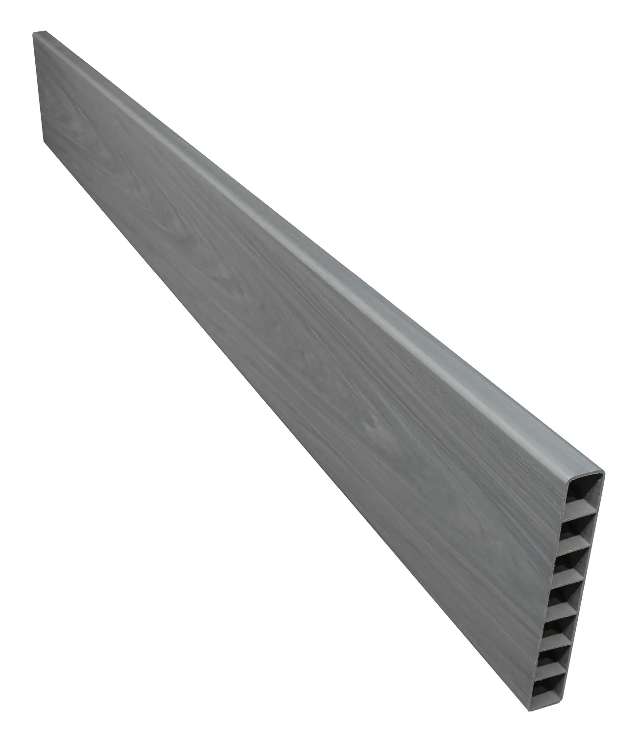 Грядка фактурная из ПВХ, дымчатый, 2,0 х 0,9 х 0,2 м, уп