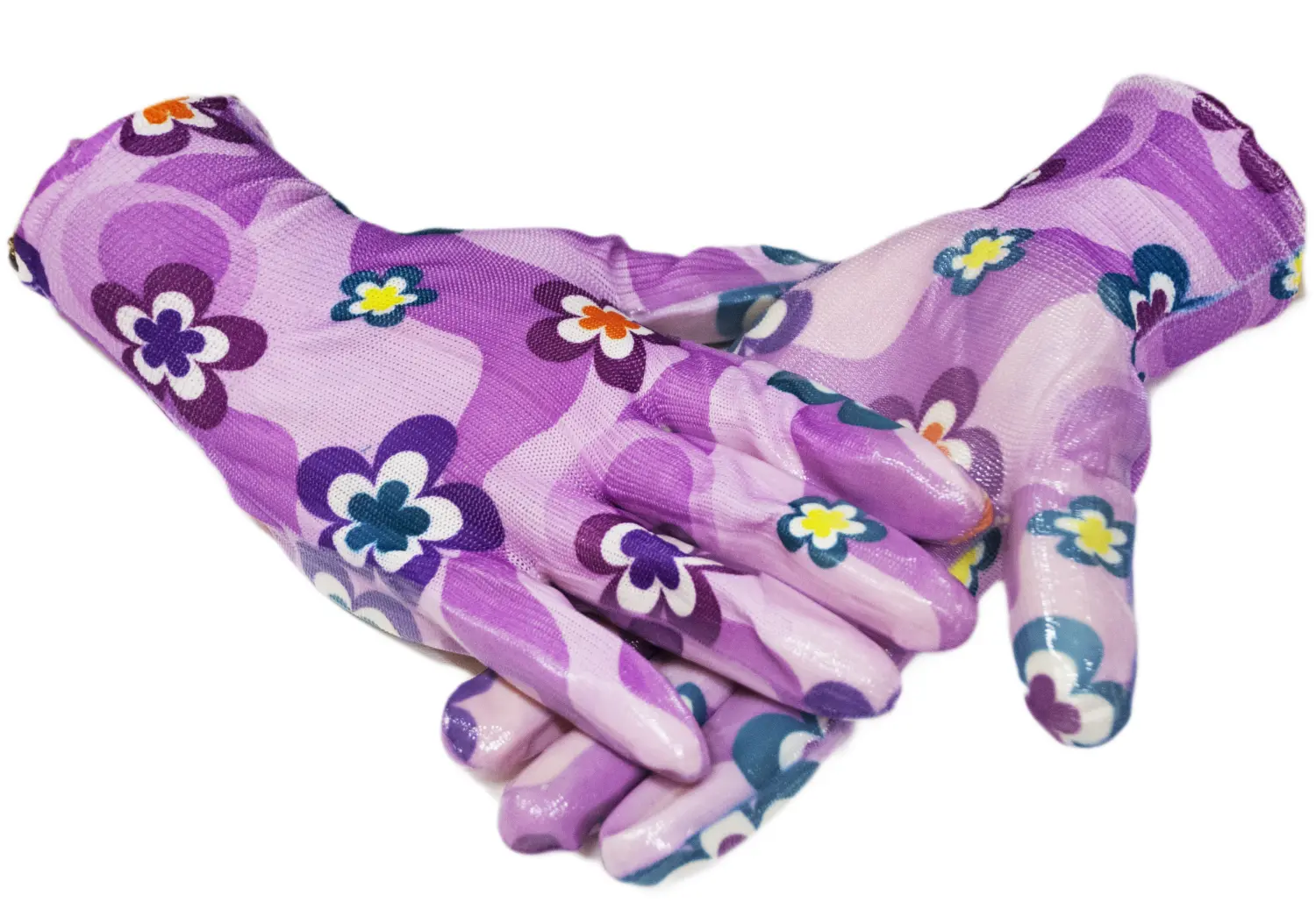 Перчатки нейлоновые, с нитриловым обливом «САДОВЫЕ»