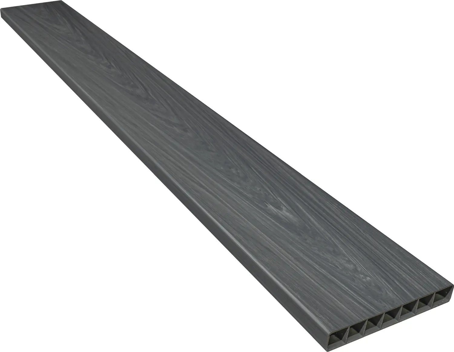 Грядка фактурная из ПВХ, графит, 2,0 х 0,9 х 0,2 м, уп