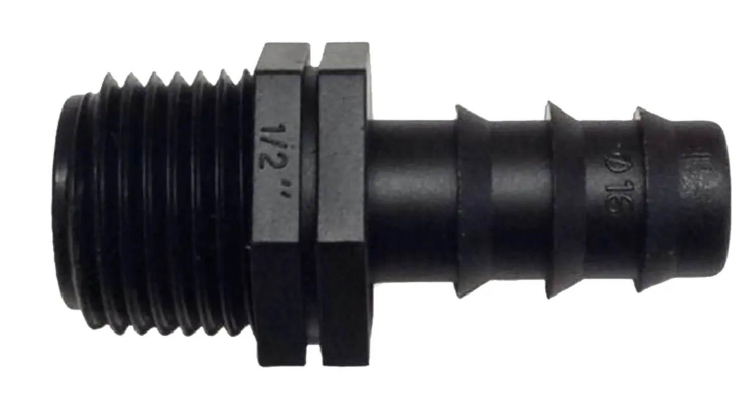 AQUAREL, Деталь №8, Переходник для турбы ПНД 16мм на наруж. резьбу 1/2`, шт