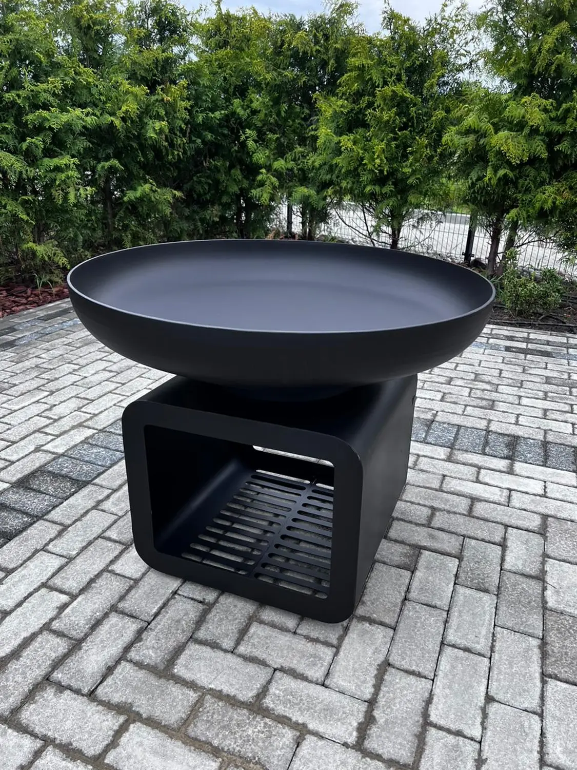 Костровая чаша «Глубокая СUBE» 900 мм