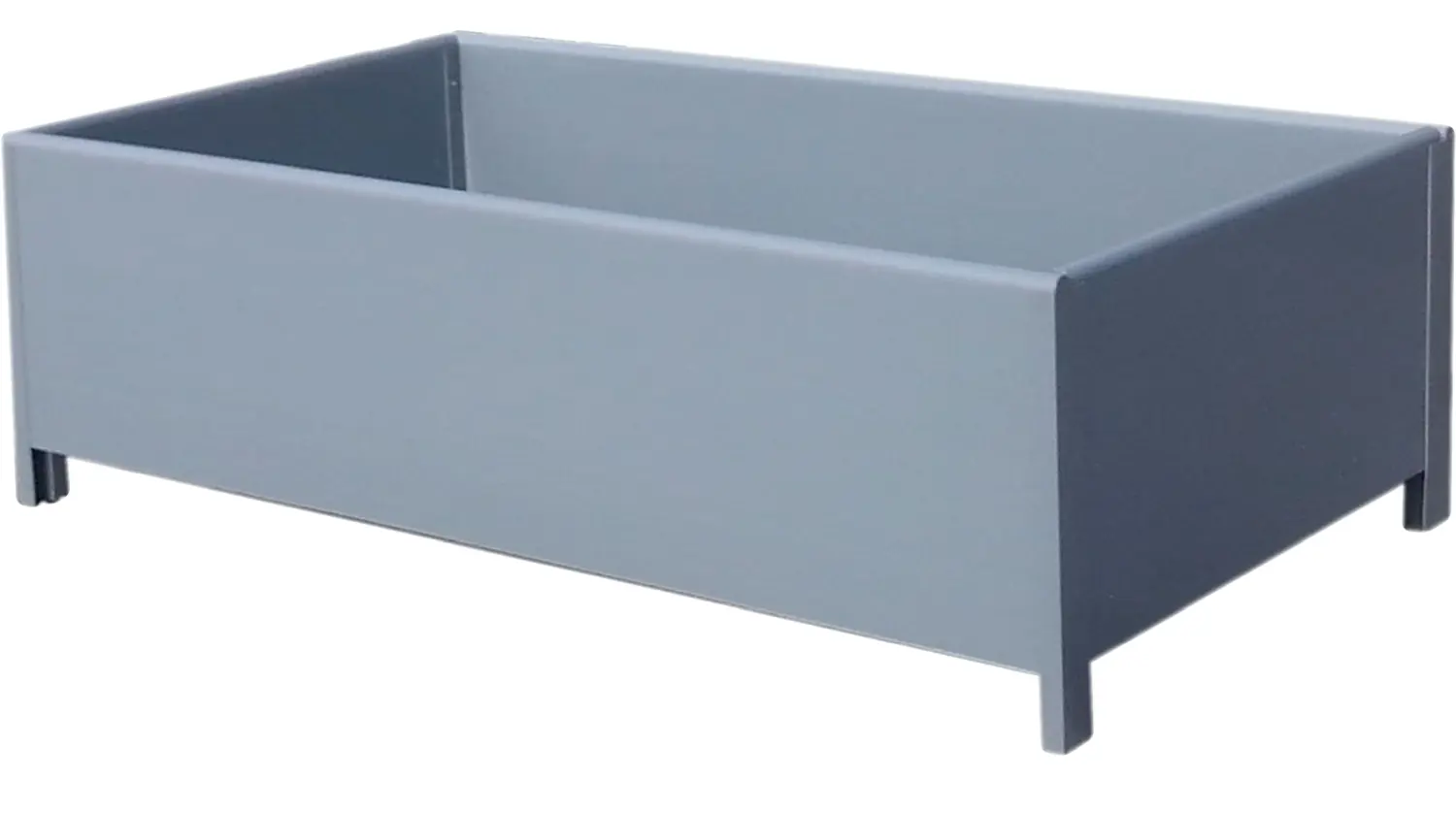 Грядка из ПВХ ВЫСОКАЯ, серая, 0,5 * 2,0 * 1,0 м, уп