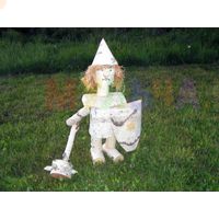 Ратники из натуральных материалов для украшения приусадебной территории