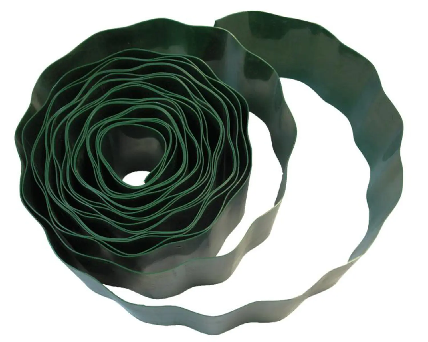 Бордюр декоративный Гофра, хаки(зеленый), 0,10 x 9 м, рул 