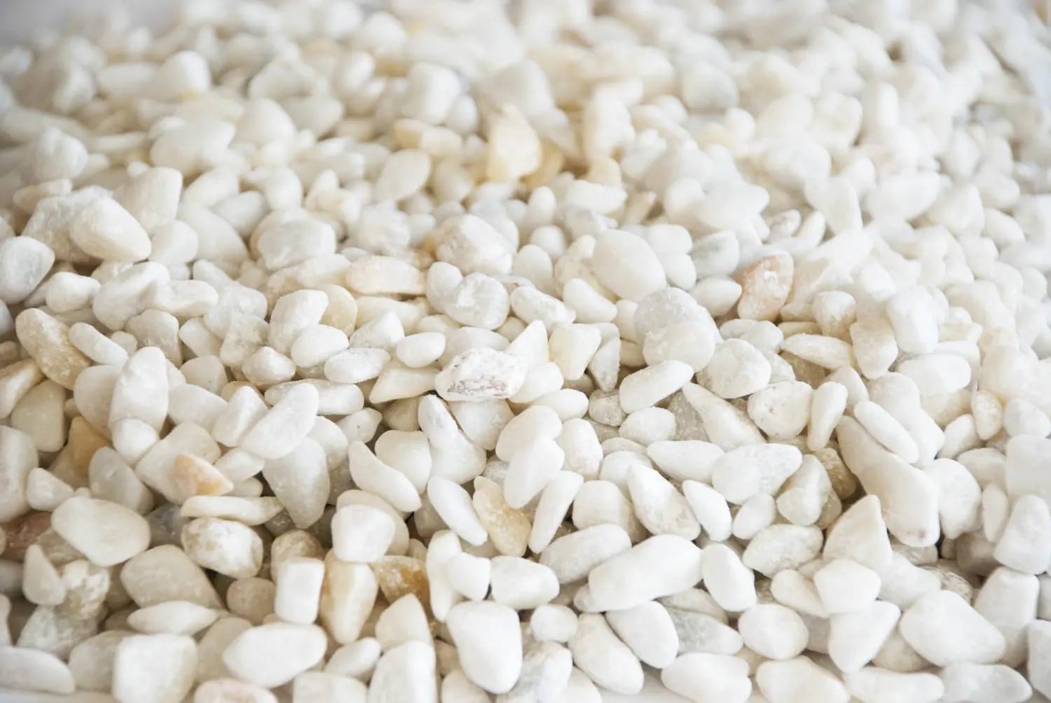 Мрамор белый Галтованный,    5-10 мм, 10 кг