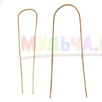 U-образная опора из натурального бамбука для декоративных растений