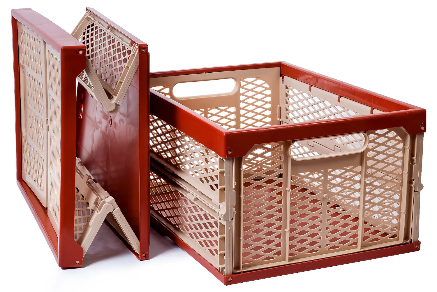 Ящик складной для урожая 38 л, ЦВЕТНОЙ, 34 x 48 x h5/23 см, шт