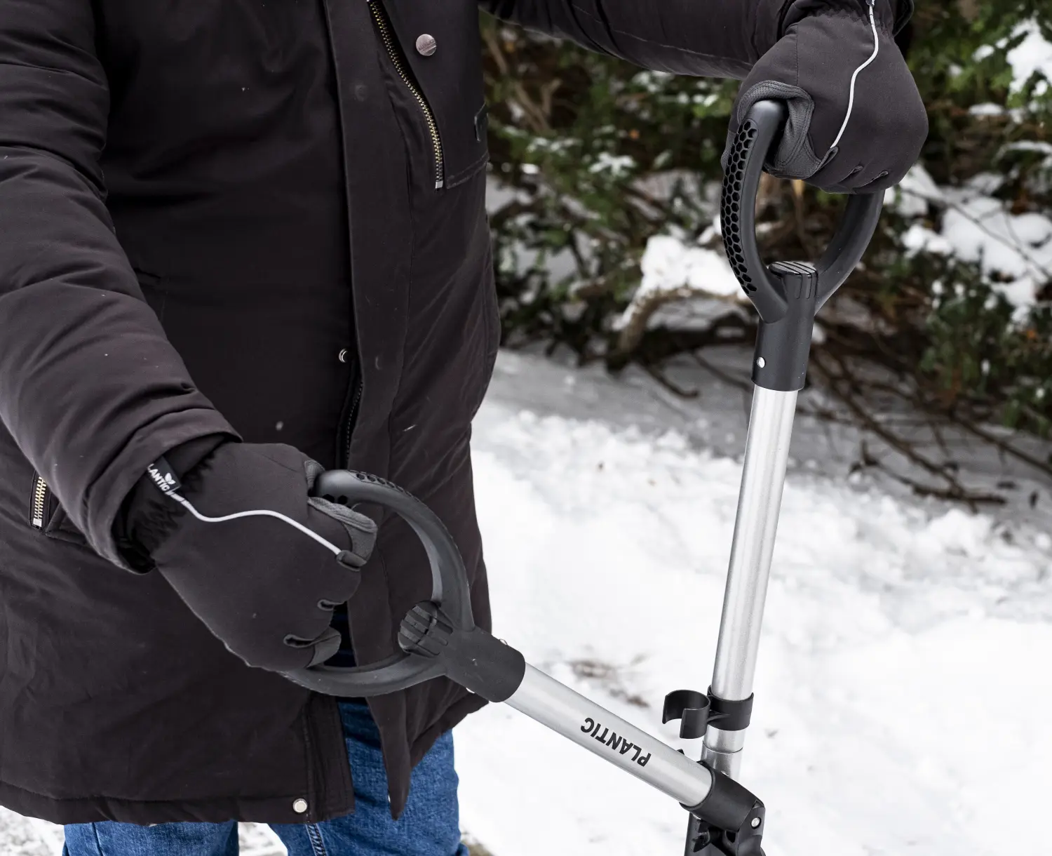 Plantic Лопата для уборки снега сборная Pro, арт 22281-01, шт