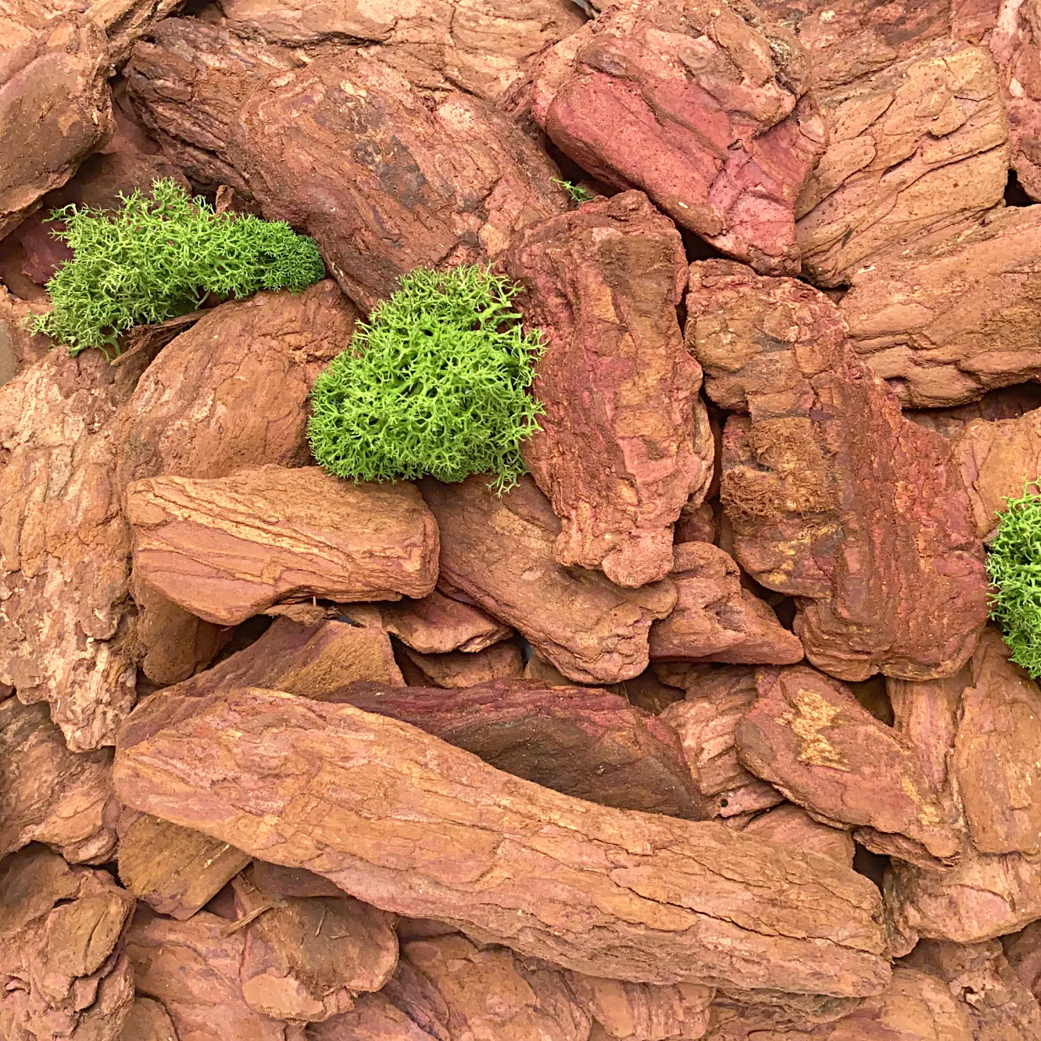 Кора лиственницы Галтованная 4-10 см, 60 л